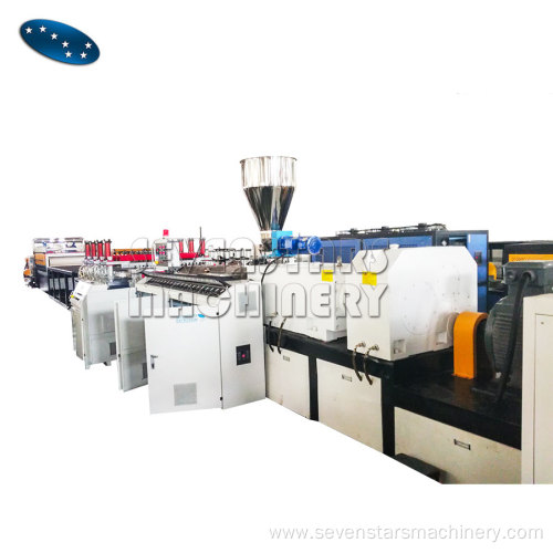 Pvc Foam Board Making Machine PVC WPC foam board production line Manufactory